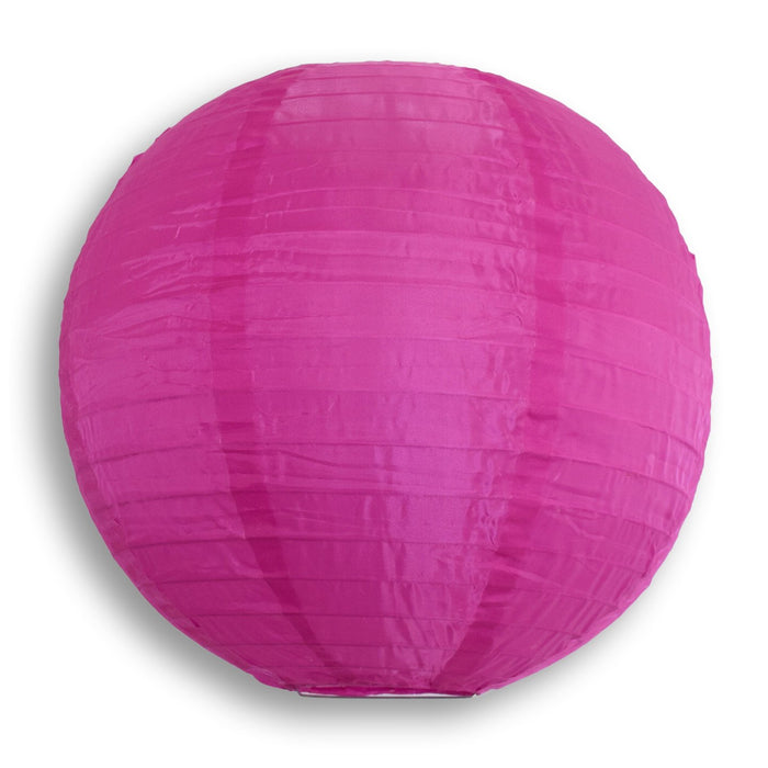 18 Inch Ultra Violet Shimmering Nylon Lantern, Even Ribbing, Durable, Hanging - LunaBazaar.com - Discover. Celebrate. Decorate.
