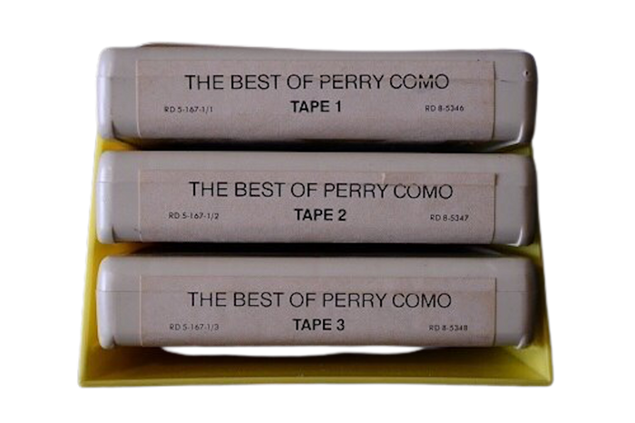 1975 Perry Como Readers Digest 8-Track Cartridge (Set Of 3)