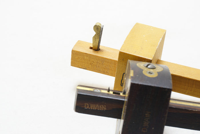 2 LIKE NEW MARPLES MORTISE GAUGE + FOOTPRINT SLITTING GAUGE