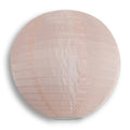 36" Rose Quartz Pink Jumbo Shimmering Nylon Lantern, Even Ribbing, Durable, Dry Outdoor Hanging Decoration
