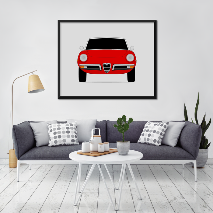Alfa Romeo Spider Duetto Series 1 (1966-1969) Poster