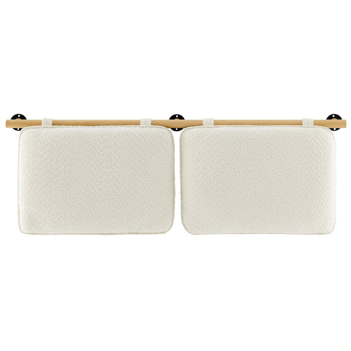 Anela Wall-Mounted Chenille Upholstered Full Headboard