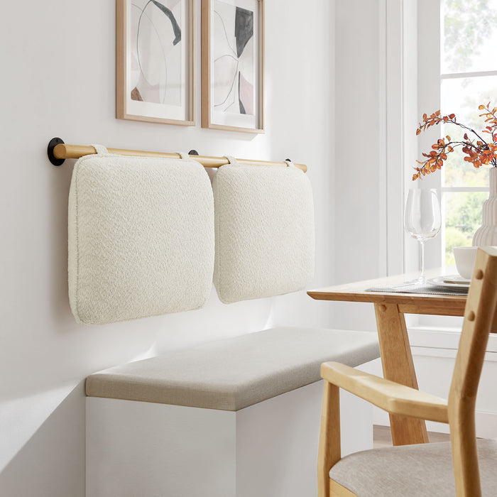 Anela Wall-Mounted Chenille Upholstered Full Headboard