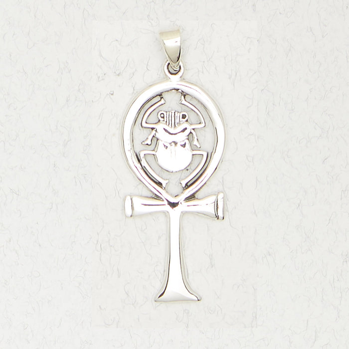 Ankh & Scarab Pendant