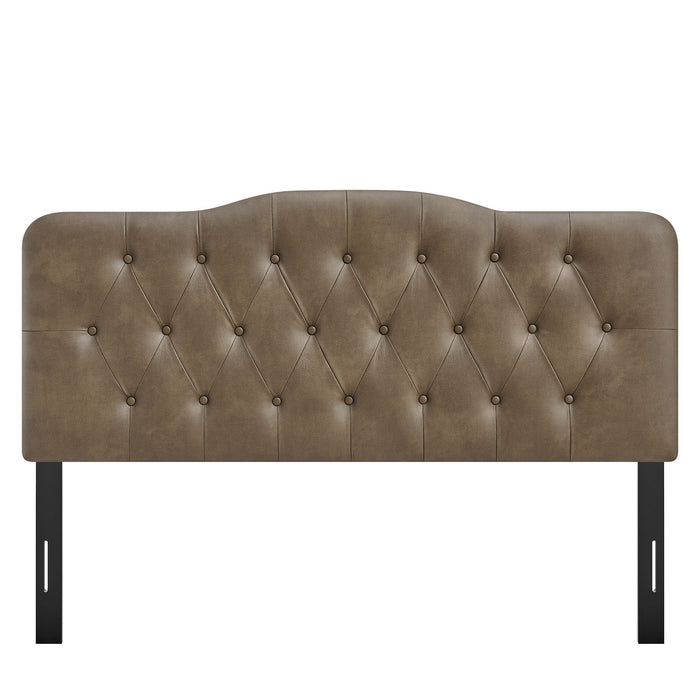Annabel Faux Leather Queen Headboard