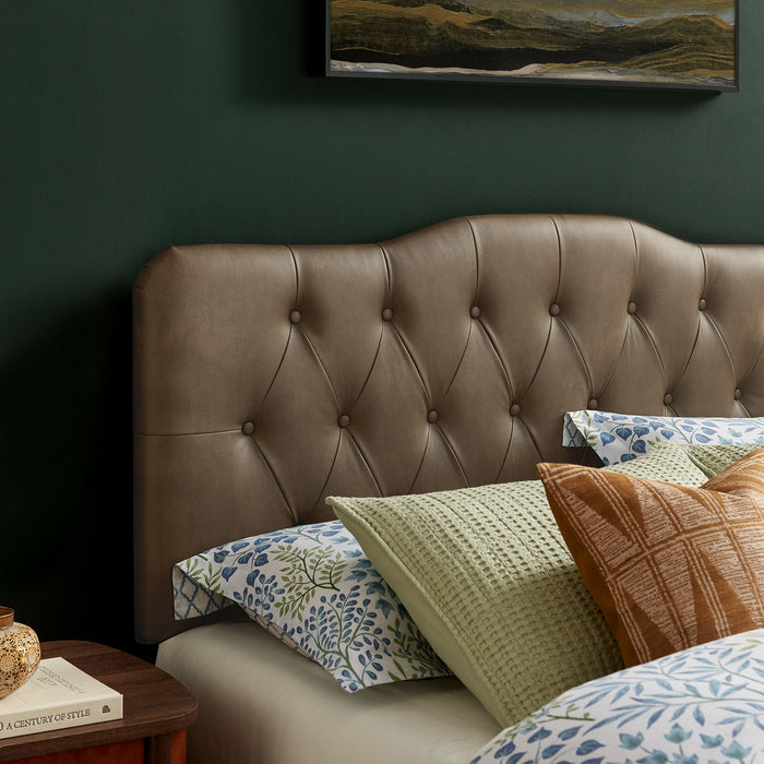 Annabel Faux Leather Queen Headboard