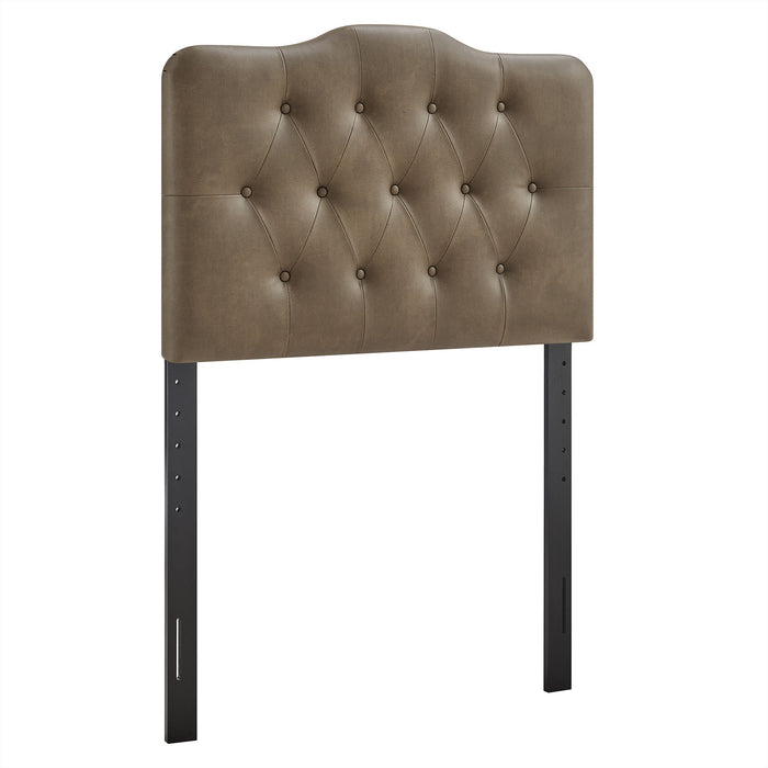Annabel Faux Leather Twin Headboard