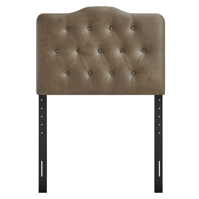 Annabel Faux Leather Twin Headboard