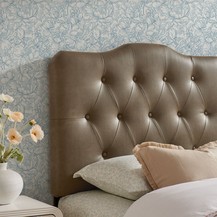 Annabel Faux Leather Twin Headboard