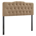 Annabel Premium Linen Blend Full Headboard