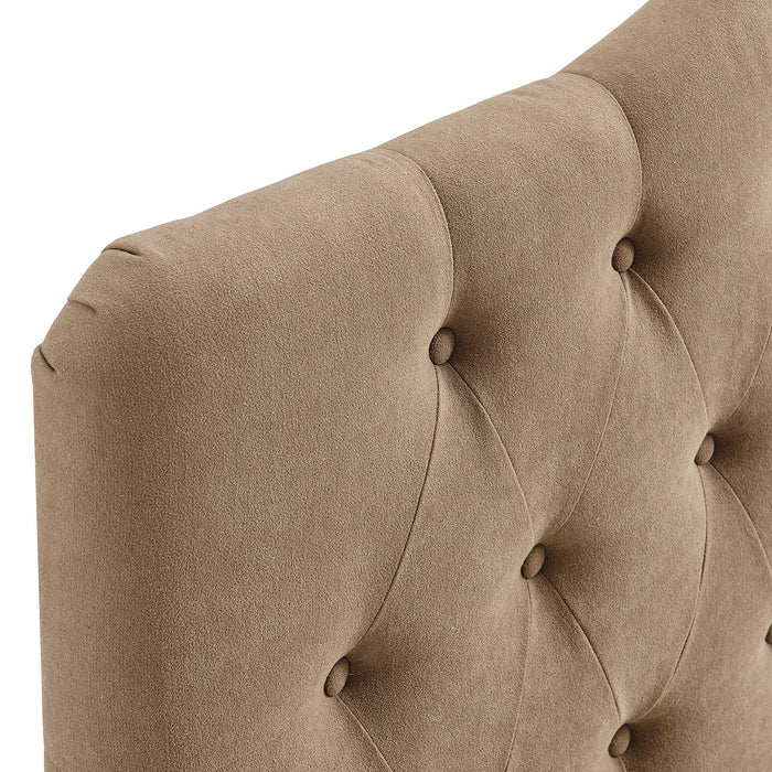 Annabel Premium Linen Blend Full Headboard