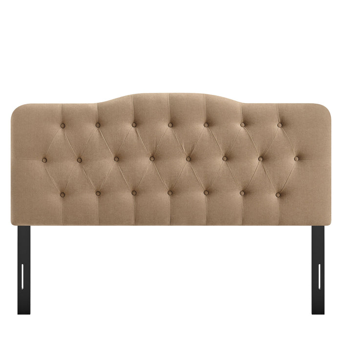 Annabel Premium Linen Blend Queen Headboard