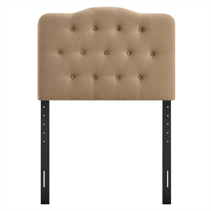 Annabel Premium Linen Blend Twin Headboard