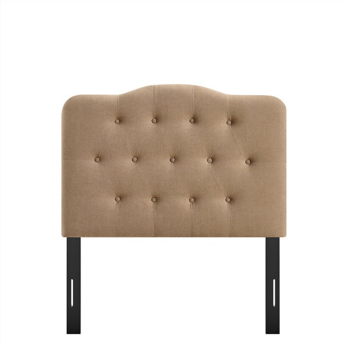 Annabel Premium Linen Blend Twin Headboard