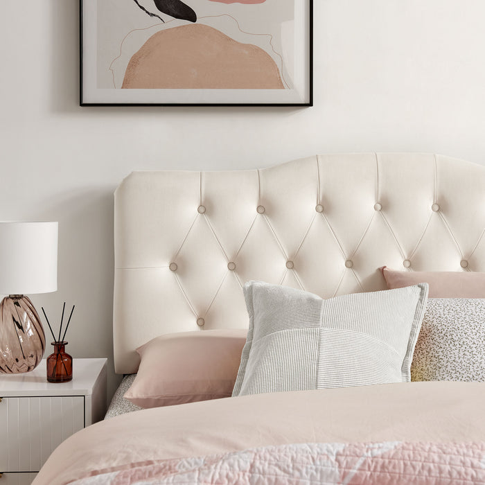 Annabel Stain-Resistant Performance Velvet Full Headboard