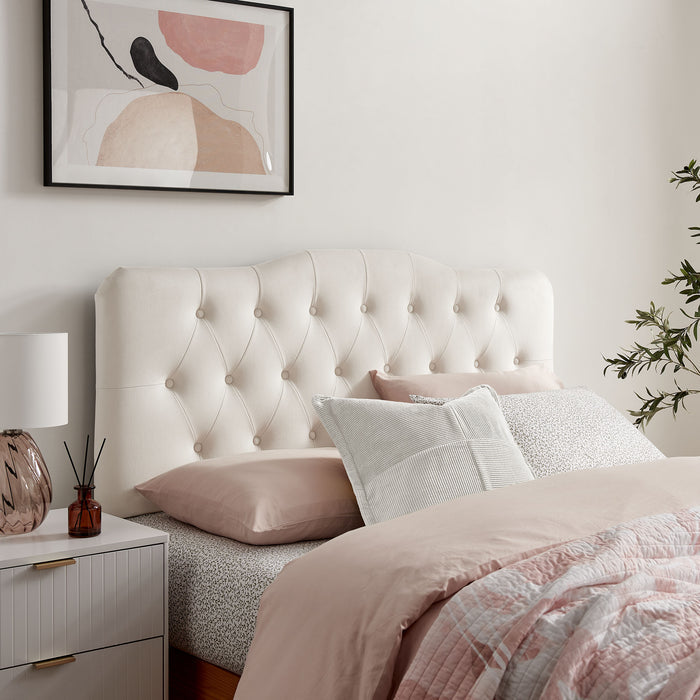 Annabel Stain-Resistant Performance Velvet Queen Headboard
