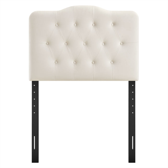 Annabel Stain-Resistant Performance Velvet Twin Headboard