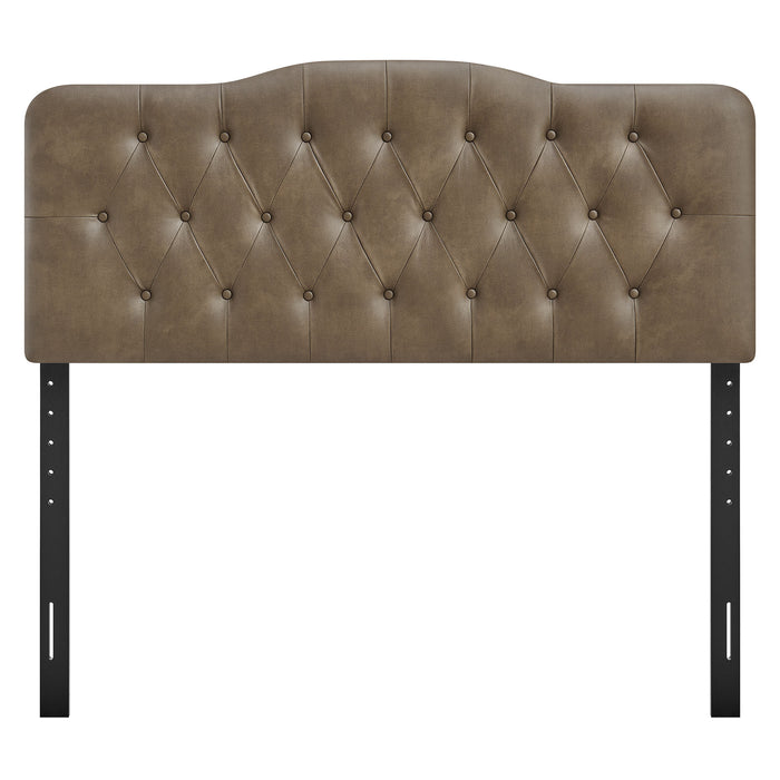 Annabel Vegan Leather Full Headboard