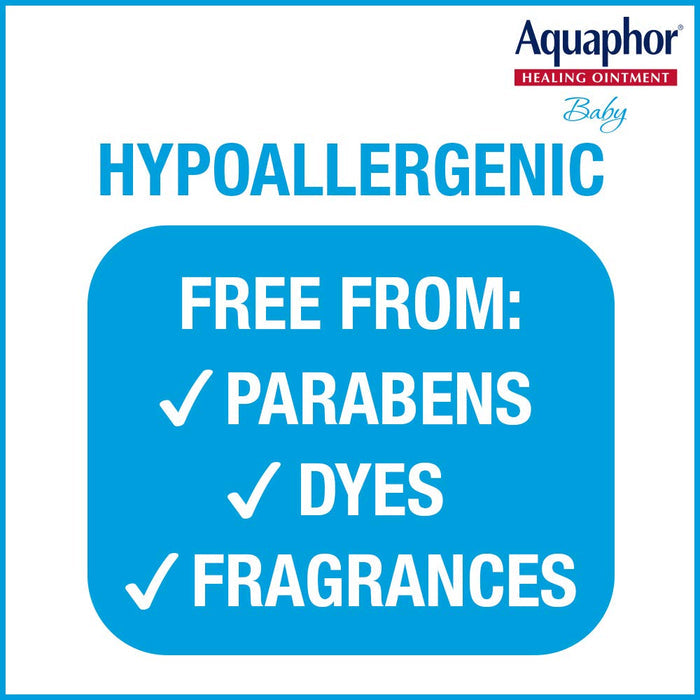 Aquaphor Baby Healing Ointment – Overnight Skin Repair for Baby's Dry Patches and Chapped Cheeks
