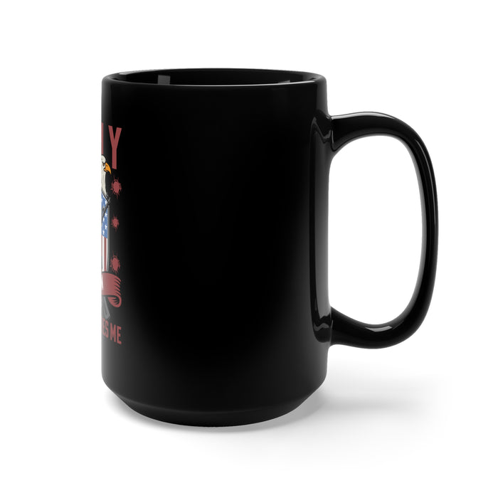 Army Veteran - Fearless and Unstoppable: 15oz Military Design Black Mug