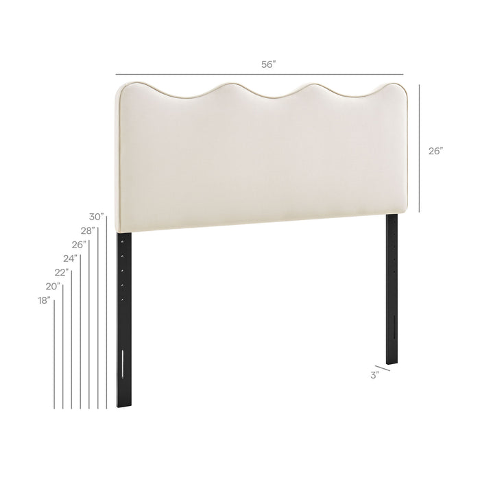 Athena Stain-Resistant Performance Velvet Full Size Headboard