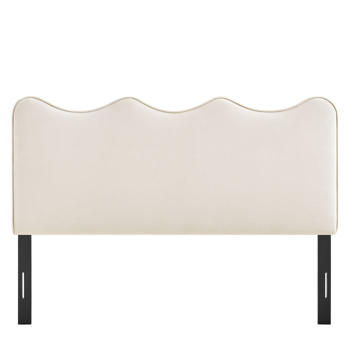 Athena Stain-Resistant Performance Velvet Queen Size Headboard