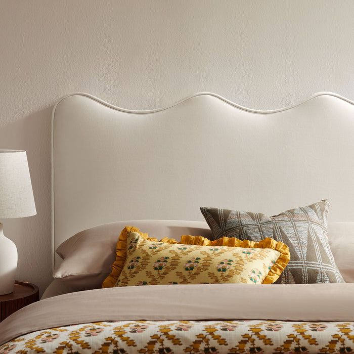 Athena Stain-Resistant Performance Velvet Queen Size Headboard