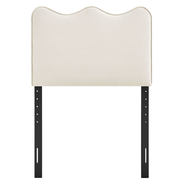 Athena Stain-Resistant Performance Velvet Twin Size Headboard