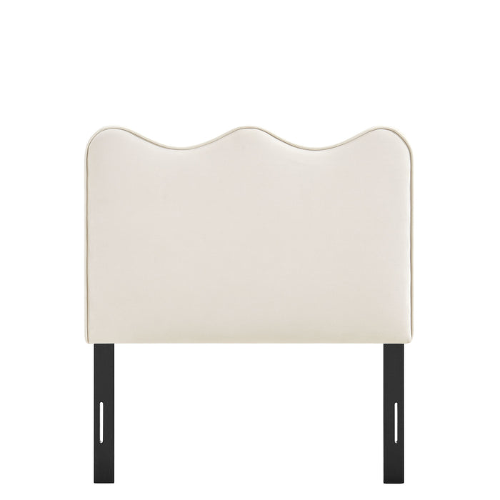 Athena Stain-Resistant Performance Velvet Twin Size Headboard
