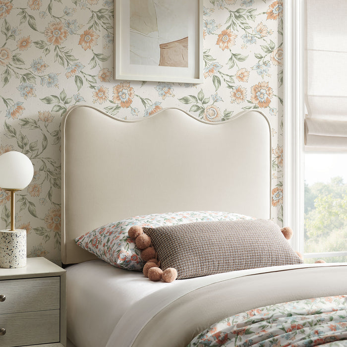 Athena Stain-Resistant Performance Velvet Twin Size Headboard