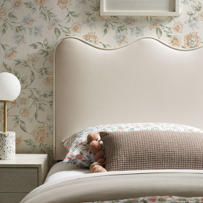 Athena Stain-Resistant Performance Velvet Twin Size Headboard