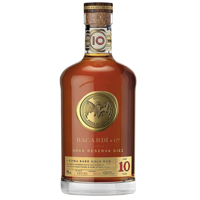 Bacardi Gran Reserva Diez Rum 750ml - Flask Fine Wine & Whisky