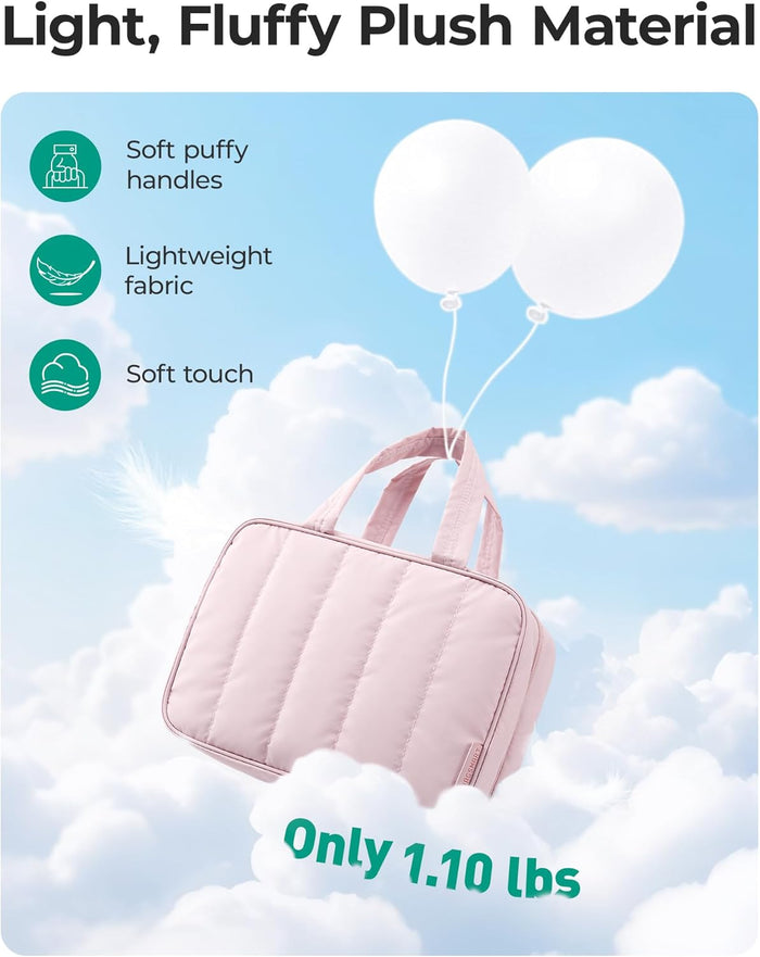 carry handle that converts to a secondary hanging strap; folds to 11.42" x 4.13" x 8.07" closed