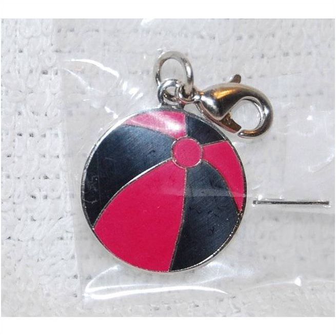 Barbie 2011 Spring Series Charm - Pink & Black Beach Ball #6463