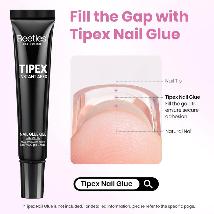 box quantities of 192, 224, or 512 pieces, plus uv solid nail glue and primer-included kit variants