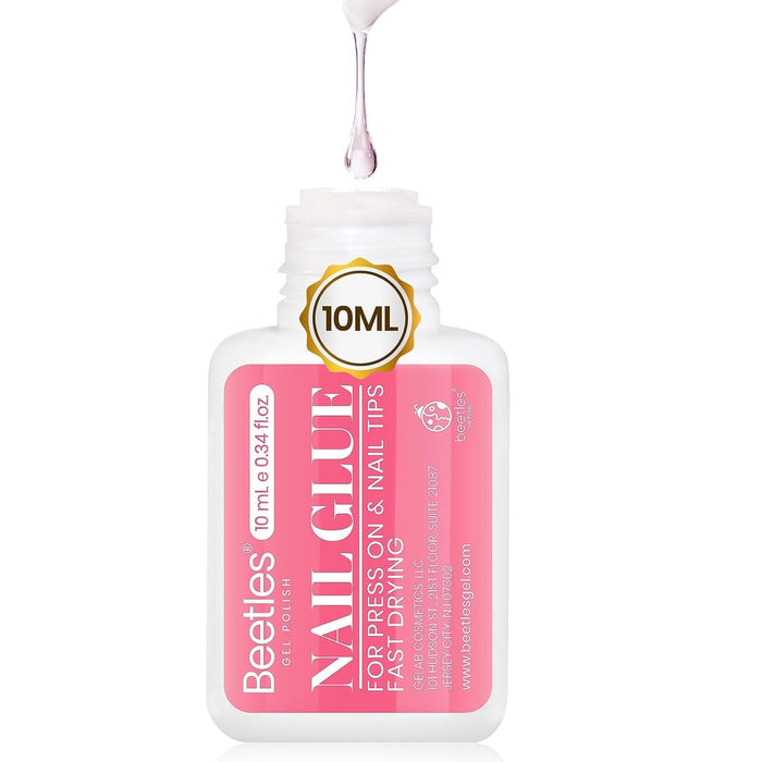 10ml gel-formula nail bond in a bottle with precision brush applicator