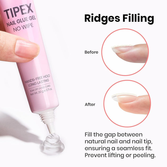 Beetles Self-Leveling Tipex Gel – Efficient At-Home Nail Station Staple for Full-Set Speed