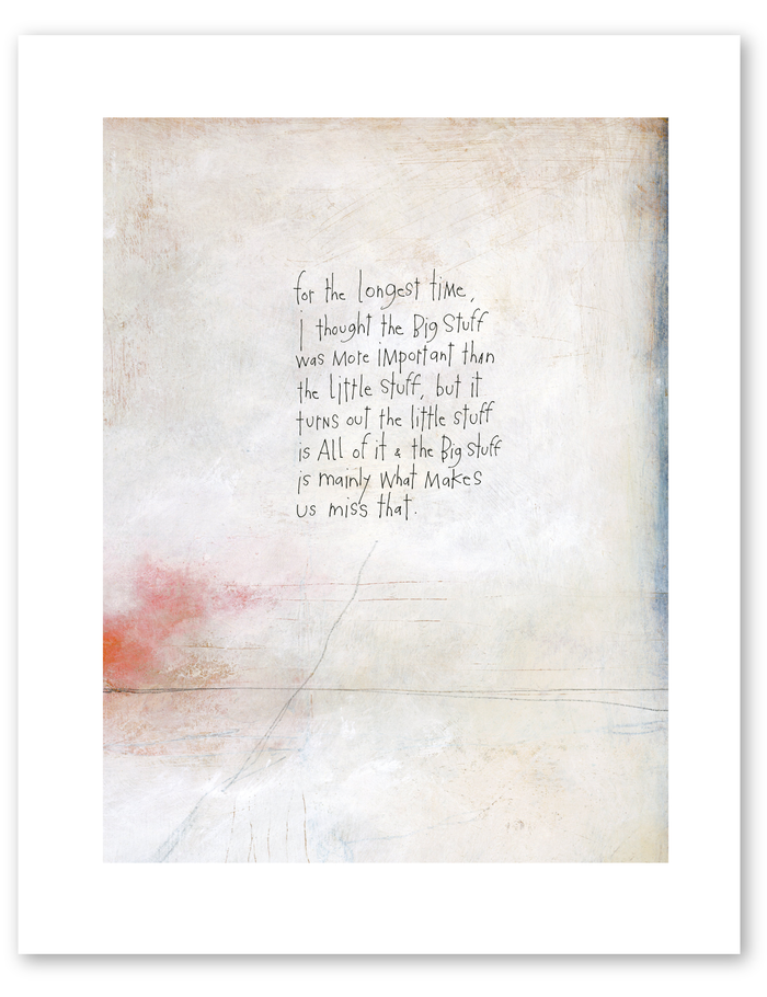 bird & brush: big stuff artprint