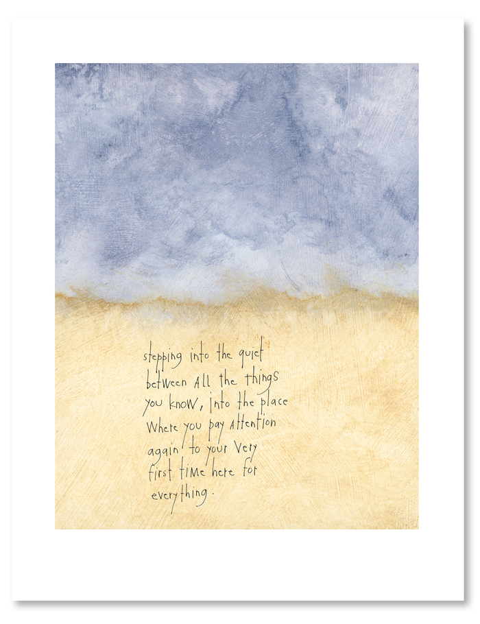 bird & brush: edge of discovery art print