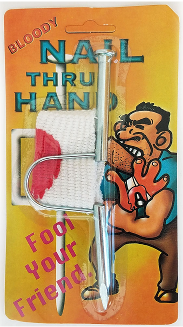 Bloody Nail Through Hand - Joke
