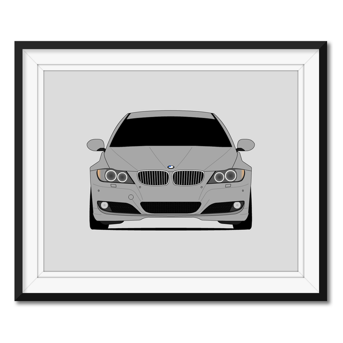 BMW 3 Series 335i LCI Sedan E90  (2009-2010) Poster