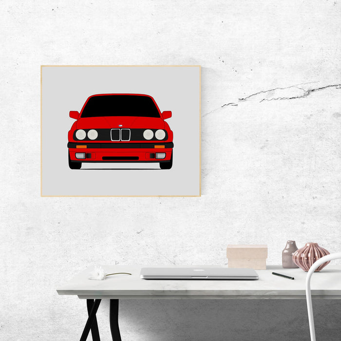 BMW 3 Series  E30 (1989-1991) Poster