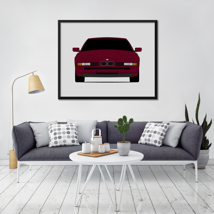 BMW 8 Series (840Ci, 850i, 850Ci, 850CSi) E31  (1990-1999) Poster