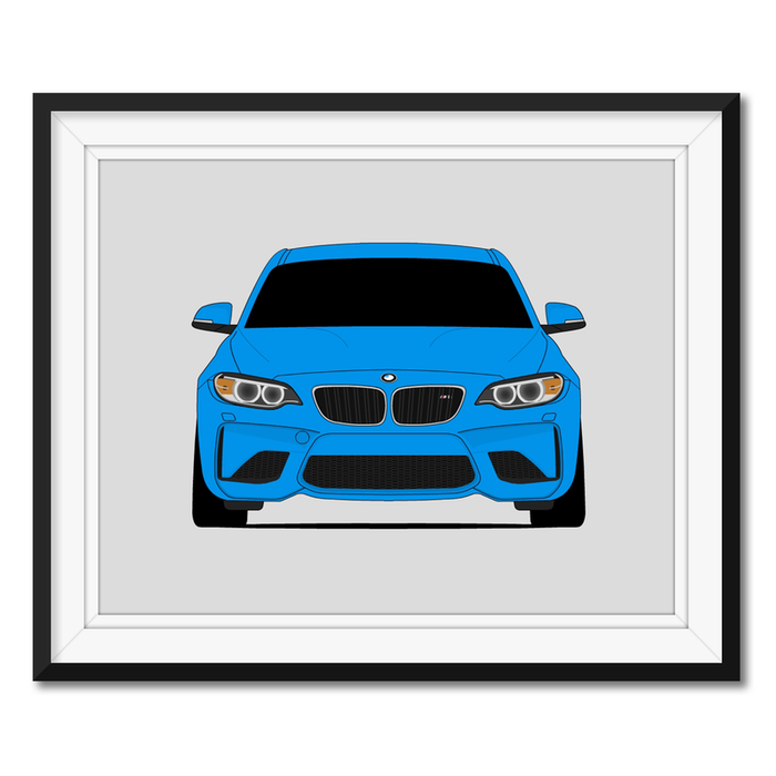 BMW M2 F87  (2016-2018) Poster