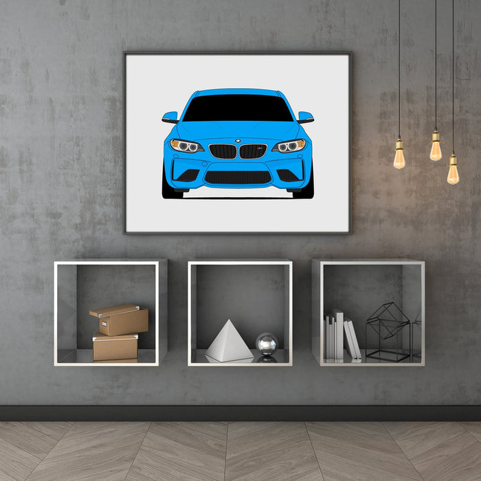 BMW M2 F87  (2016-2018) Poster