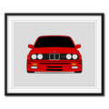 BMW M3 E30  (1986-1991) Poster