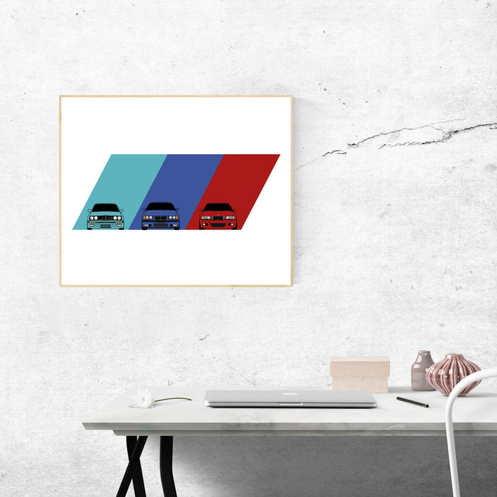 BMW M3 E30 E36 E46 M Power Generations