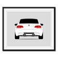 BMW M3 E92  (2007-2013) (Rear) Poster
