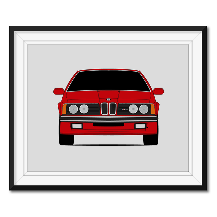 BMW M6 E24 M635CSI (1983-1989) Poster