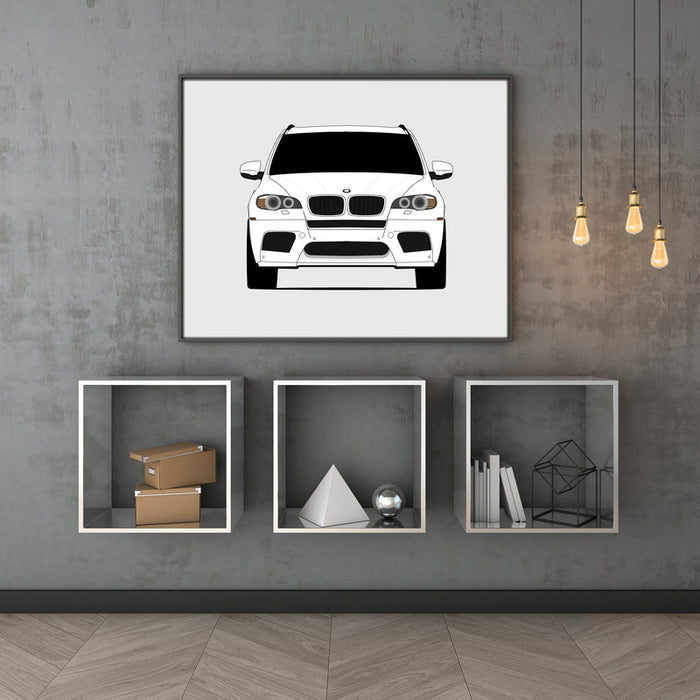 BMW X5 M E70 (X6 M E71) (2010-2013) Poster